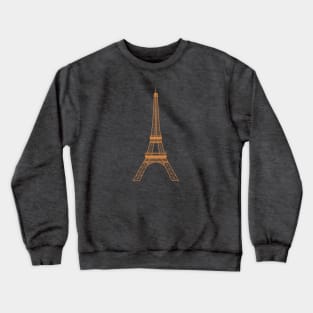 Vintage Aesthetic Paris, France Eiffel Tower Crewneck Sweatshirt